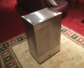 Swing Lid Stainless Steel Bins