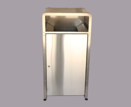 Stainless Steel Wheelie Street Bin Enclosure