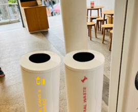White High Volume Traffic Recycling Set