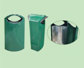 Green 95 Litre Dome Top Bin